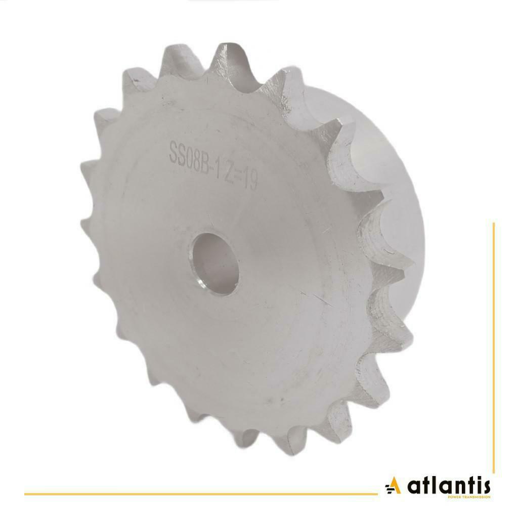Koło łańcuchowe 08B-1 z=27 INOX z piastą  1/2″ x 5/16″