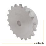 Koło łańcuchowe 12B-1 z=17 INOX z piastą  3/4″ x 7/16″