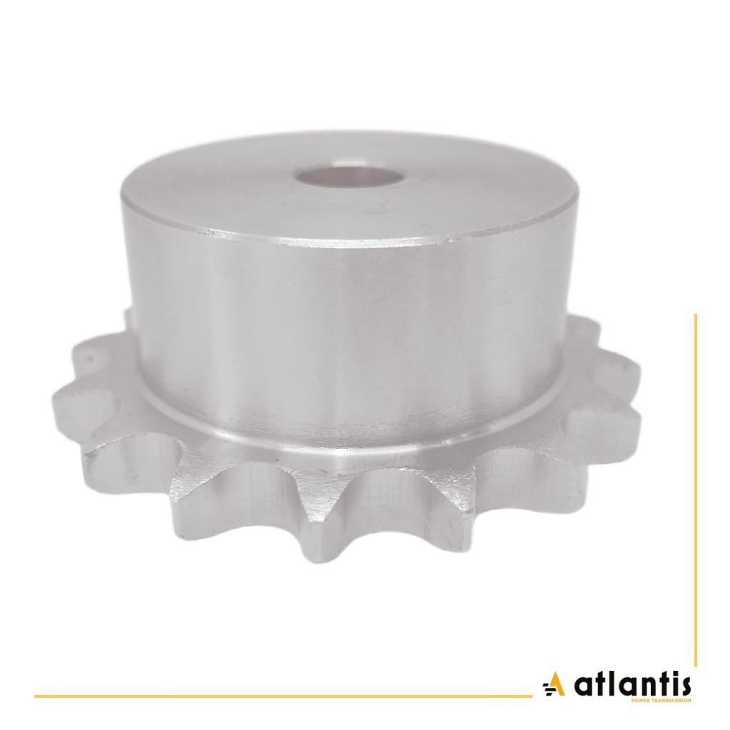 Koło łańcuchowe 12B-1 z=17 INOX z piastą  3/4″ x 7/16″