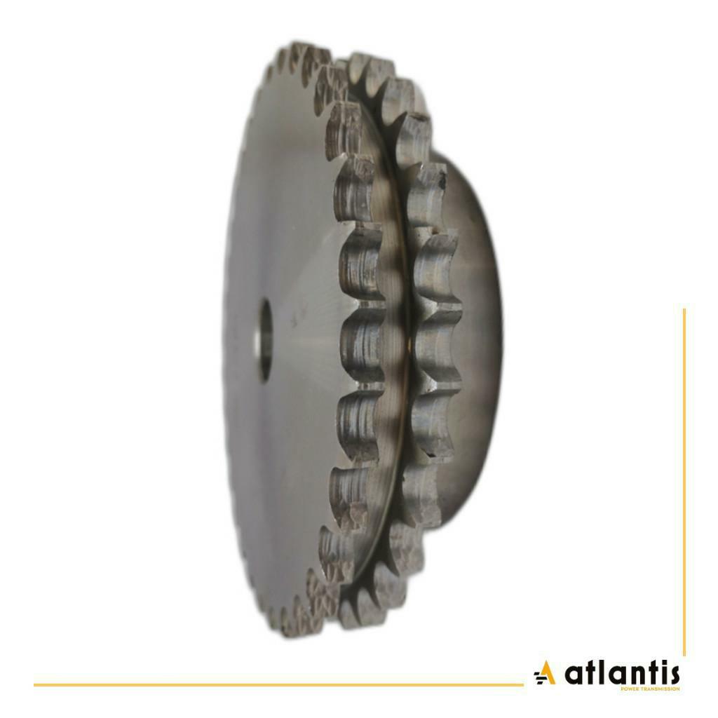 Koło łańcuchowe 06B-2 z=18 z piastą 3/8″ x 7/32″