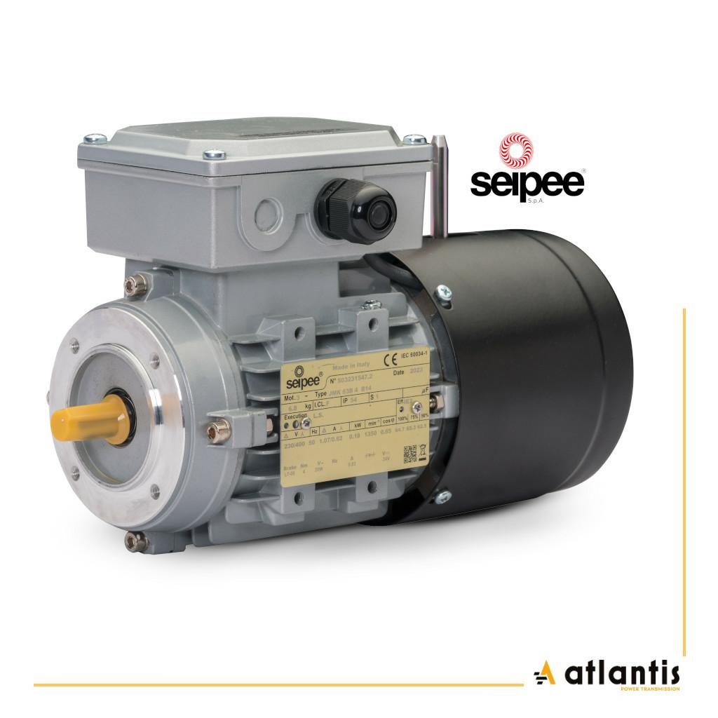 Silnik JMK 71C-4 B5 kW0,55 230/400V 1380 obr./min. IE2 50Hz z hamulcem SEIPEE