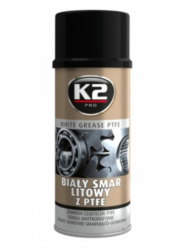 Spray BIAŁY SMAR Z PTFE (400ml) smaruje chroni przed korozją