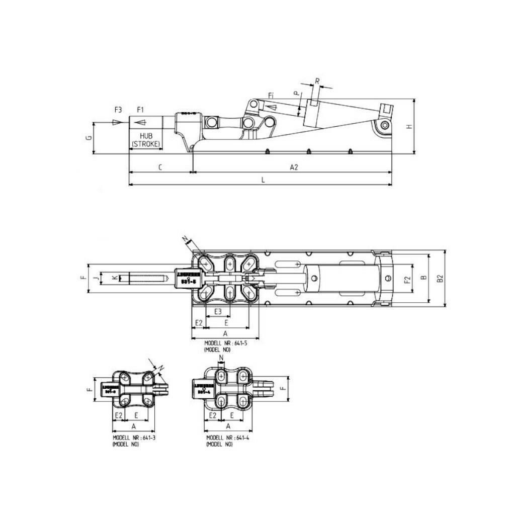 Docisk pneumatyczny 641-3-Q12