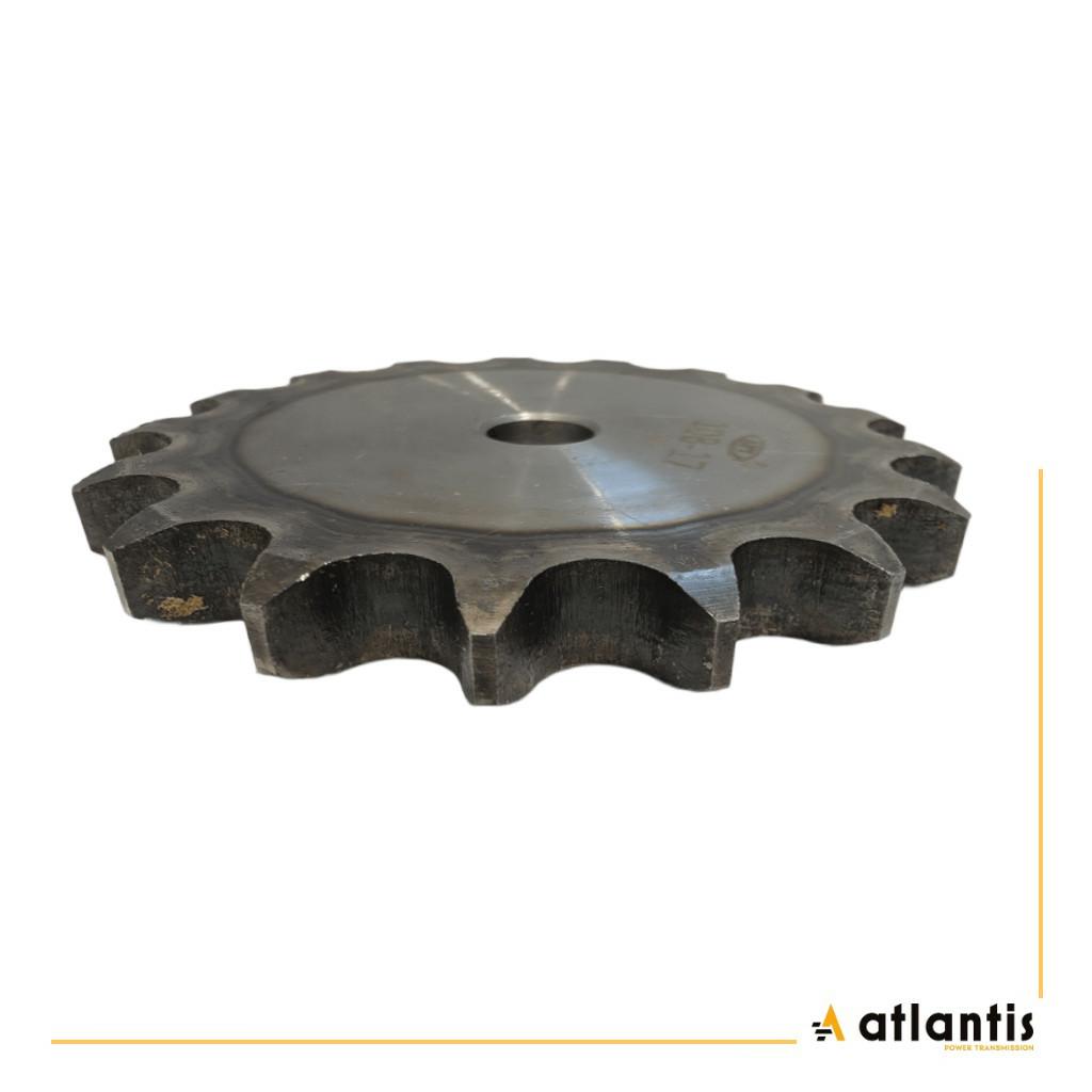 Koło łańcuchowe 16B-1 z=16 tarcza hartowane zęby 1″ x 17,02mm APT
