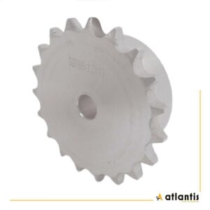 Koło łańcuchowe 06B-1 z=24 INOX z piastą  3/8″ x 7/32″