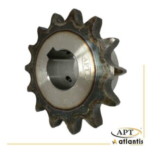 Koło łańcuchowe 10B-1 z=14 D25H7 + 8H9  + 2x M6 HRC 5/8″ x 3/8″ APT