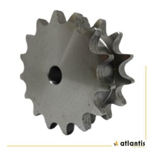 Koło łańcuchowe 06B-1 z=14 dla dwóch  poj. łańcuchów B 3/8″ x 7/32″ rozstaw 23/12,4