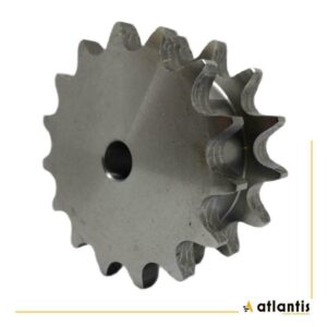 Koło łańcuchowe 06B-1 z=14 dla dwóch  poj. łańcuchów B 3/8″ x 7/32″ rozstaw 23/12,4