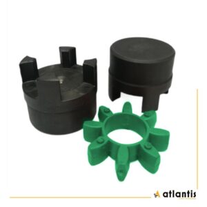 Sprzęgło GAS1-ST M1-M1 (28/28) stal  z zieloną wkładką 64 ShD