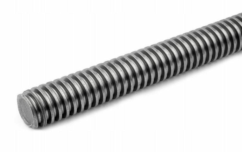 Śruba trapezowa Tr. 30x6x3000 prawa C45 (1.0503)