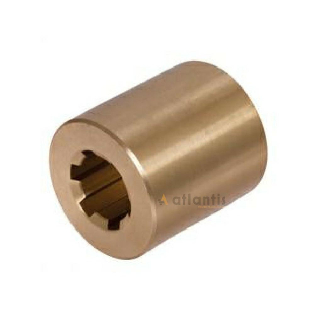 Tuleja wieloklinowa 6x16x20 D32 L45 brąz RG7