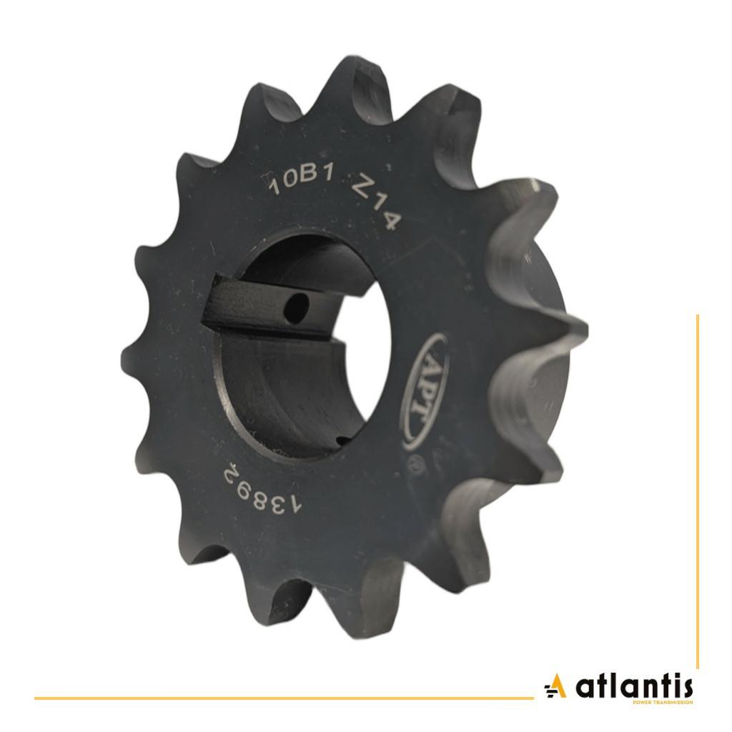 Koło łańcuchowe 10B-1 z=14 D30H7 + 8H9  + 2x M6 HRC 5/8″ x 3/8″ BLACK SERIES APT