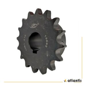 Koło łańcuchowe 10B-1 z=16 D25H7 + 8H9  + 2x M6 HRC  5/8″ x 3/8″ BLACK SERIES APT