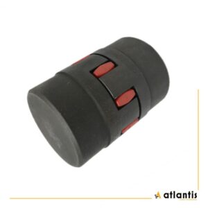 Sprzęgło GAS01-SG-ST M1-M1 (14/14) stal  z czerwoną wkładką 98 ShA