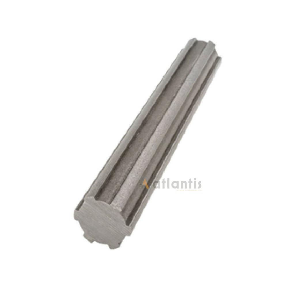 Wałek wieloklinowy KW 6x26x32 L-2000  stal C40/C45