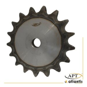 Koło łańcuchowe 16B-1 z=15 hartowane  zęby tarcza APT 1″ x 17,02mm