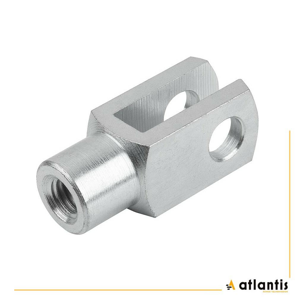 Głowica widełkowa G10x20 FG M10x1,25 INOX prawa gwint drobnozwojny