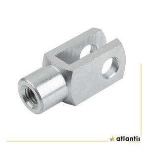 Głowica widełkowa G12x24 FG M12x1,25 INOX prawa gwint drobnozwojny