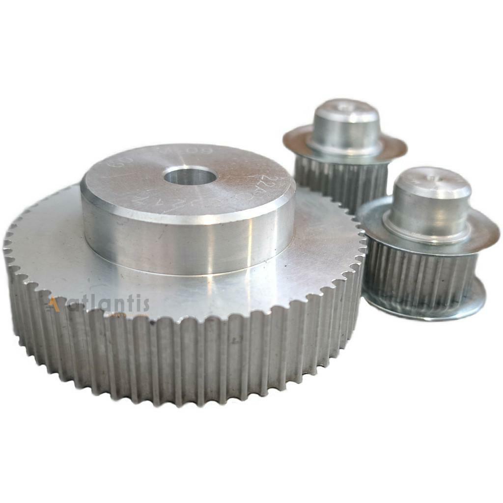 Koło zębate HTD 44 3M 09-2F ALU szer.  pasa 9mm