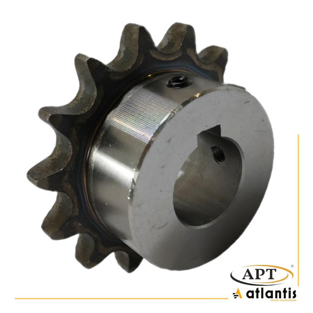 Koło łańcuchowe 08B-1 z=13 D20H7 + 6H9  + 2x M5 HRC 1/2″ x 5/16″ APT