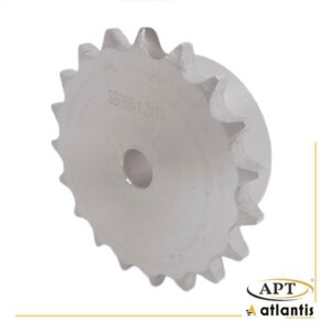Koło łańcuchowe 08B-1 z=20 INOX z piastą  1/2″ x 5/16″ APT