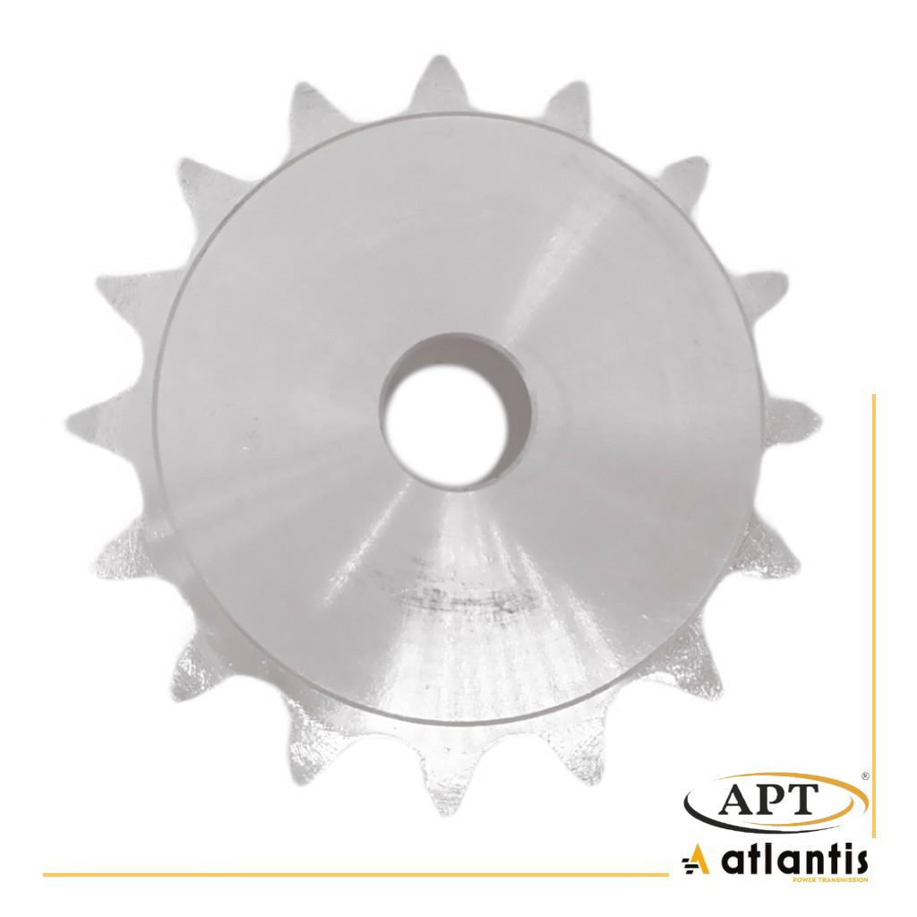 Koło łańcuchowe 08B-1 z=20 INOX z piastą  1/2″ x 5/16″ APT