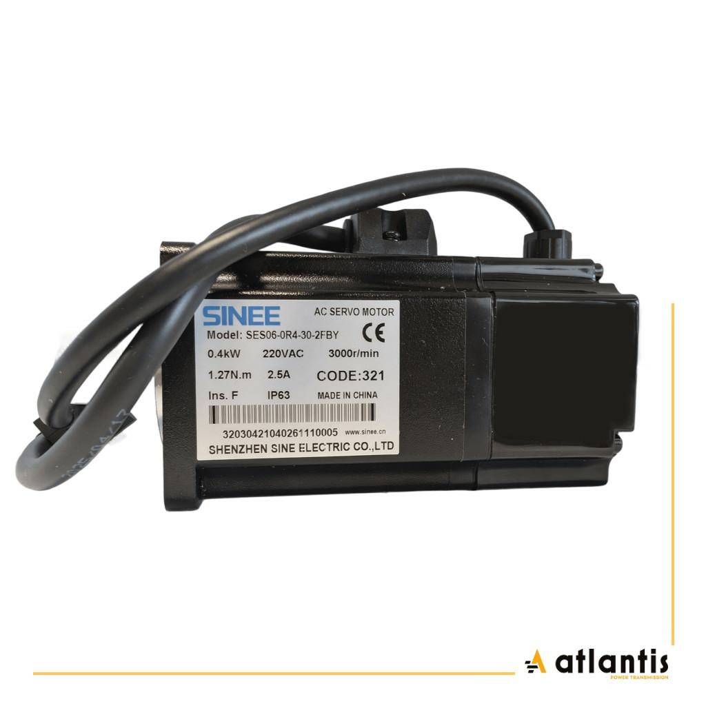 Serwomotor SES06-0R4-30-2FBY 0,4kW 220V  1,27Nm 2,5A IP63 SINEE